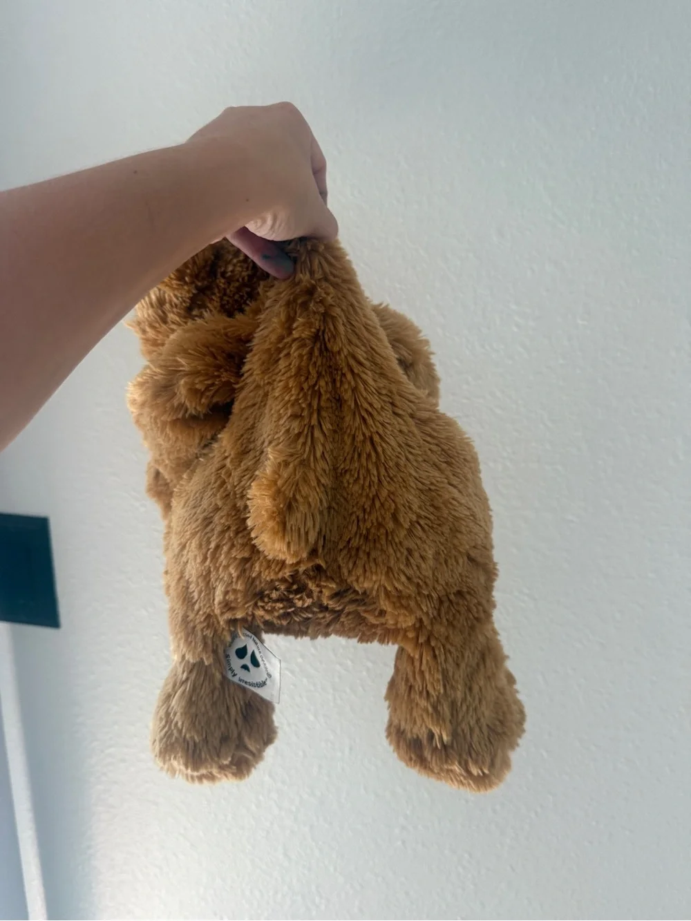 Simply Irresistible Rare 2004 Toffee Brown Teddy Bear Plush Floppy GUC